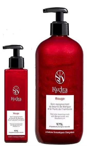Маска оттеночная Kydra Le Salon Red Color Boosting Mask with mango butter and raspberry  «Красный» 500 мл / 190 мл