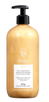 Маска оттеночная Kydra Le Salon Golden Color Boosting Mask with mango butter and honey «Золотой» 500 мл