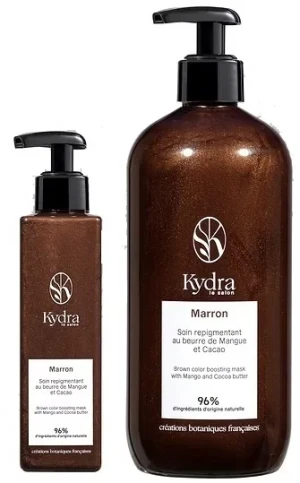 Маска оттеночная Kydra Le Salon Brown Color Boosting Mask with mango butter and cocoa «Коричневый» 500 мл
