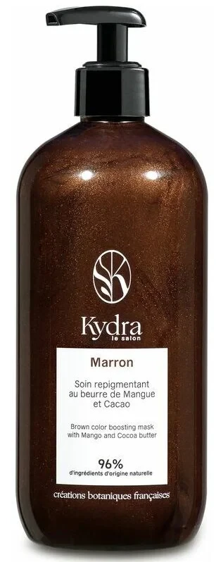 Маска оттеночная Kydra Le Salon Brown Color Boosting Mask with mango butter and cocoa «Коричневый» 500 мл Маска оттеночная Kydra Le Salon Brown Color Boosting Mask with mango butter and cocoa «Коричневый» 500 мл