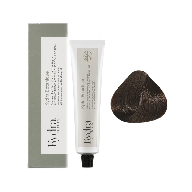 Kydra Botanique Ammonia-free hair color treatment cream with tinctorial plants and Tiare flower oil 6/46 Dark Copper Red Blonde Крем-краска для волос без аммиака на основе растительных пигментов Kydra Botanique 60мл Kydra Botanique Ammonia-free hair color treatment cream with tinctorial plants and Tiare flower oil 6/46 Dark Copper Red Blonde Крем-краска для волос без аммиака на основе растительных пигментов Kydra Botanique 60мл