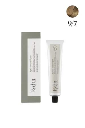 Kydra Botanique Ammonia-free hair color treatment cream with tinctorial plants and Tiare flower oil 9/7 Very Light Chestnut Blonde Крем-краска для волос без аммиака на основе растительных пигментов Kydra Botanique 60мл